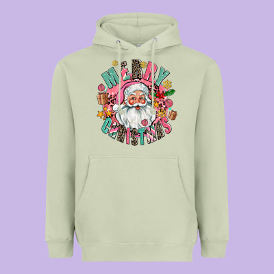 Merry Christmas Santa Heavyweight Hoodie Designed By Adodesignshop