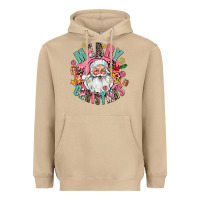 Mushroom merry christmas santa Heavyweight Hoodie - AdoDesignShop