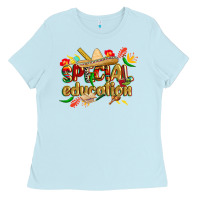 Baby Blue cinco de mayo special education Ladies Tee - CowGirlArtShop