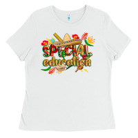 White cinco de mayo special education Ladies Tee - CowGirlArtShop