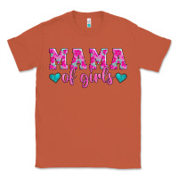 Copper mama of girls floral pattern turquoise heart Classic Tee - Jasminsmagicworld