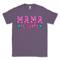 Lavender mama of girls floral pattern turquoise heart Classic Tee - Jasminsmagicworld