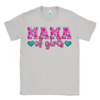 Moon Dust mama of girls floral pattern turquoise heart Classic Tee - Jasminsmagicworld