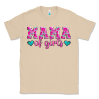 Mushroom mama of girls floral pattern turquoise heart Classic Tee - Jasminsmagicworld