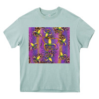 Arona mardi gras fleur de lis Heavy Core Tee - RanaPortraitStore