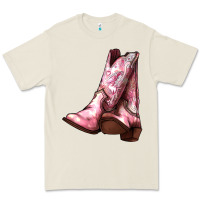 Bone Cowgirl boots Premium Tee - HowdyJamesFarm