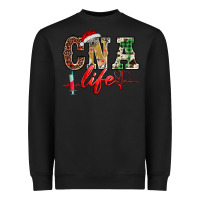 Black christmas certified nurse  assistant life Heavyweight Sweatshirt - BarkalooDesign