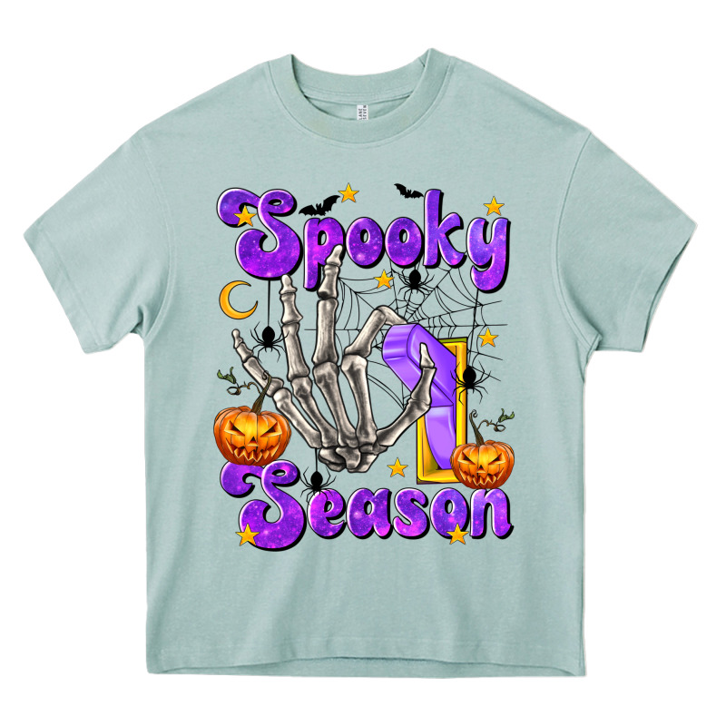 Spooky Season On Heavy Core Tee by texasbilliewilder | Teevron
