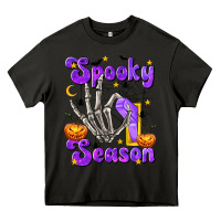 Asphalt Spooky Season On Heavy Core Tee - texasbilliewilder
