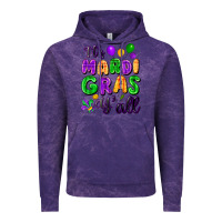 Cloud Purple It's Mardi Gras y'all Vintage Hoodie - FaDigitalArtStudio