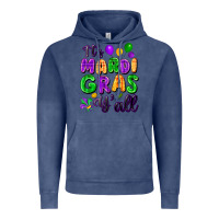 Vintage Denim It's Mardi Gras y'all Vintage Hoodie - FaDigitalArtStudio