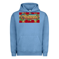 Pigment Pebble Blue chingona Urban Hoodie - JahusDesignShop