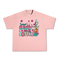 Salmon some bunny needs coffee easter Urban Heavy Tee - Jasminsmagicworld