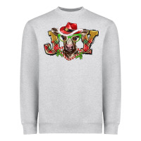 Christmas Joy Baby Cow Heavyweight Sweatshirt | Teevron