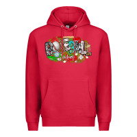 Cardinal baseball vibes Premium Hoodie - CowhideDigitalArt