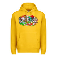 Lemon baseball vibes Premium Hoodie - CowhideDigitalArt