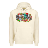 Sandshell baseball vibes Premium Hoodie - CowhideDigitalArt