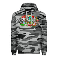 Slate Camo baseball vibes Premium Hoodie - CowhideDigitalArt