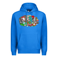 True Royal baseball vibes Premium Hoodie - CowhideDigitalArt