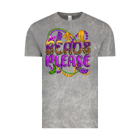 Cloud Rock beads please mardi gras Vintage Tee - OliviaCreatesArt