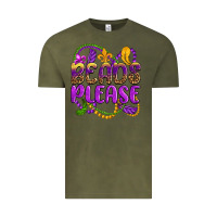 Vintage Olive beads please mardi gras Vintage Tee - OliviaCreatesArt