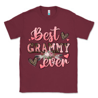 Burgundy best grammy ever mother's day Classic Tee - CowGirlArtShop