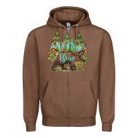 Chestnut mama bear trees Zipper Hoodie - BarkalooDesign