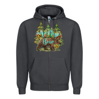 Smoke mama bear trees Zipper Hoodie - BarkalooDesign
