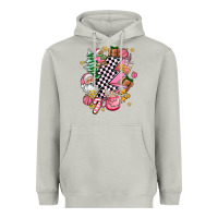 Moon Dust pink christmas lightning bolt Heavyweight Hoodie - AdoDesignShop