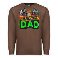Chestnut racing dad with racing  equipment Premium Sweatshirt - AdoDesignShop