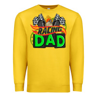 Lemon racing dad with racing  equipment Premium Sweatshirt - AdoDesignShop