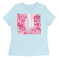 Baby Blue custom name Ladies Tee - CowGirlArtShop