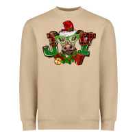 Mushroom christmas joy cow Heavyweight Sweatshirt - BarkalooDesign