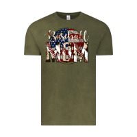 Vintage Olive baseball mom Vintage Tee - Jasminsmagicworld