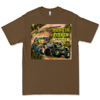 Cacao huntin fishin muddin Premium Tee - TumblerDesignByShophia