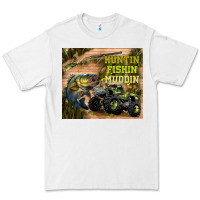 White huntin fishin muddin Premium Tee - TumblerDesignByShophia