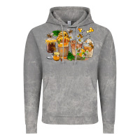 Cloud Rock Honey Bee Coffee Cups Vintage Hoodie - FaDigitalArtStudio