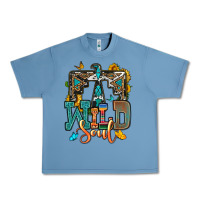 Pebble Blue western wild soul Urban Heavy Tee - OliviaCreatesArt