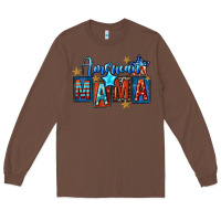Chestnut American mama Mother's Day Long Sleeve Tee - FaDigitalArtStudio