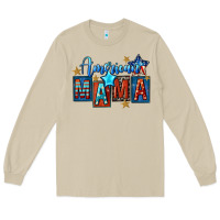 Mushroom American mama Mother's Day Long Sleeve Tee - FaDigitalArtStudio