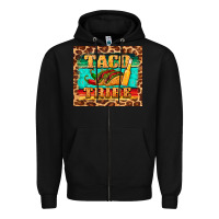Black taco tribe Zipper Hoodie - BarkalooDesign