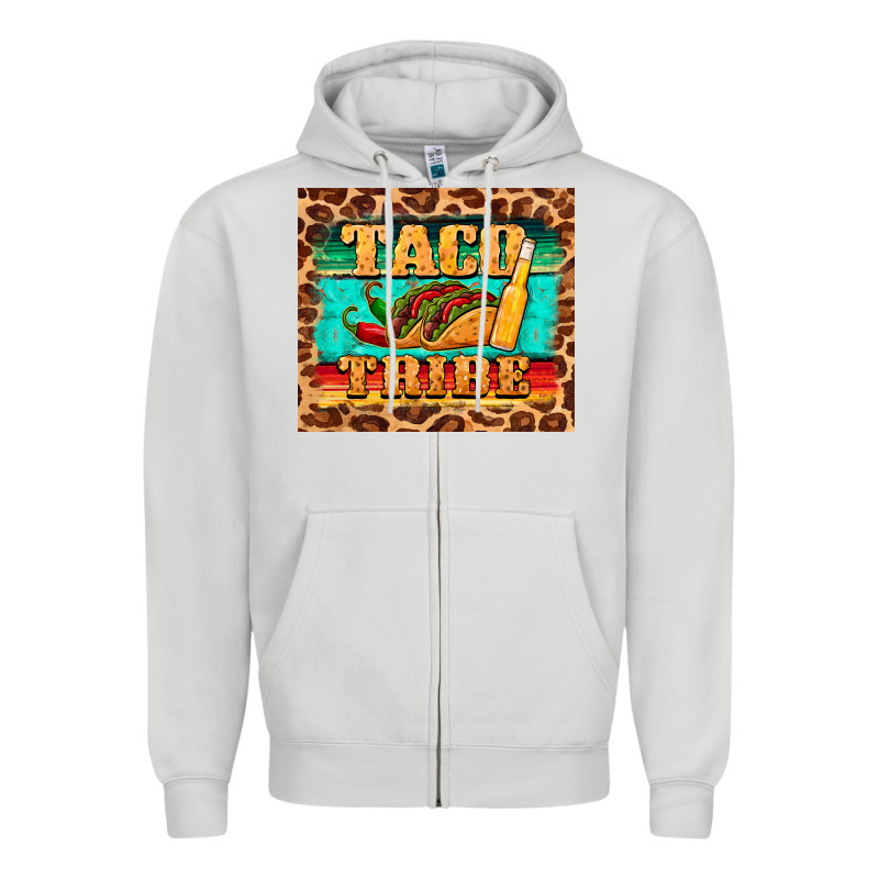 Taco Tribe Zipper Hoodie by BarkalooDesign | Teevron
