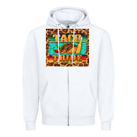 White taco tribe Zipper Hoodie - BarkalooDesign