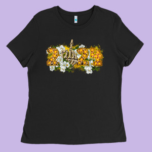 2024 Skeleton Middle Finger New Year Ladies Tee Designed By Cowgirlartshop