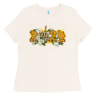 Bone 2024 skeleton middle finger new year Ladies Tee - CowGirlArtShop