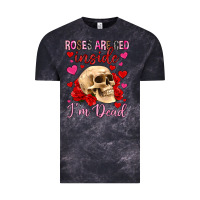 Cloud Black roses are red inside i m dead Vintage Tee - OliviaCreatesArt