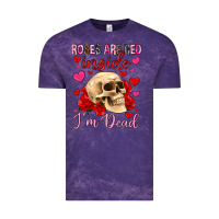 Cloud Purple roses are red inside i m dead Vintage Tee - OliviaCreatesArt