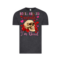 Vintage Black roses are red inside i m dead Vintage Tee - OliviaCreatesArt