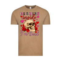 Vintage Coffee roses are red inside i m dead Vintage Tee - OliviaCreatesArt