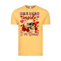 Vintage Mustard roses are red inside i m dead Vintage Tee - OliviaCreatesArt